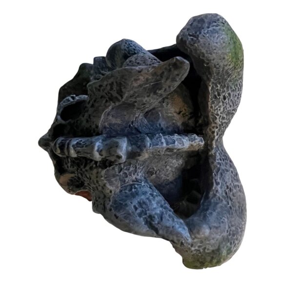 Gargoyle Figurine Resin Statue for Collectors, approx. 5" Tall, 1997, by "BRPB" - Picture 5 of 9
